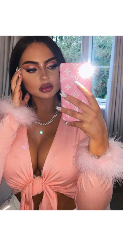 Y2K Tied Pink Cardi 